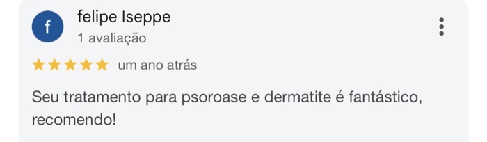 Avaliação de cliente no Google